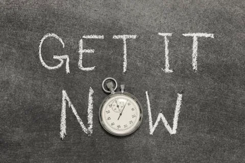 Get it now Stock Photos