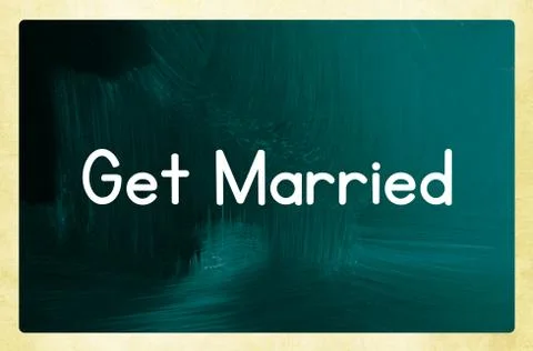 Get married Stock Illustration