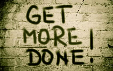 Get More Done Concept Get More Done Concept Copyright: xZoonar.com/Krasimi... Stock Photos