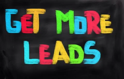 Get More Leads Concept Stock Illustration