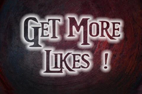 Get more likes concept Stock Illustration