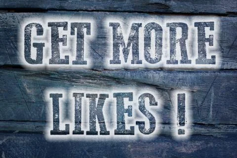Get more likes concept Stock Illustration