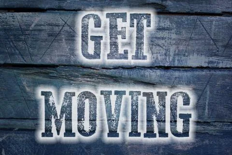 Get moving concept Stock Illustration