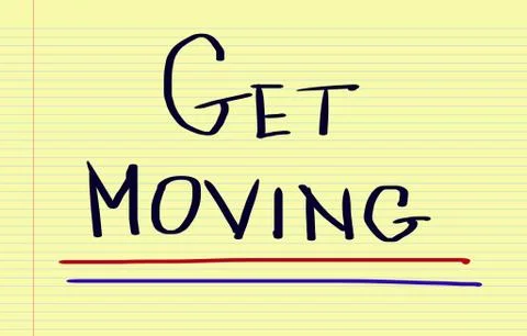 Get Moving Concept Stock Illustration