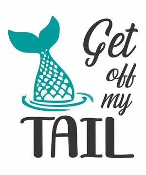 Get off my tail Stock Illustration