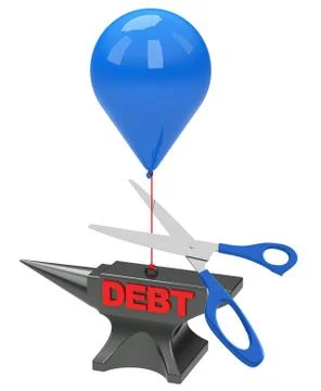 Get out of debt Stock Illustration