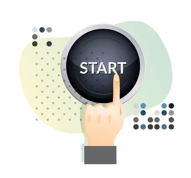 Get the projected Started - Illustration Stock Illustration