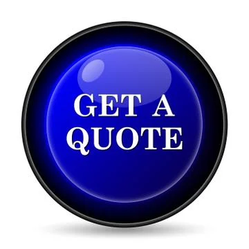 Get a quote icon. internet button on white background.. Illustration