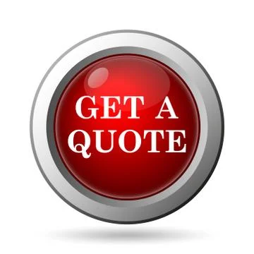Get a quote icon. Internet button on white background.. Illustration