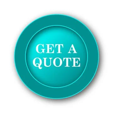  Get a quote icon. Internet button on white background. Illustration