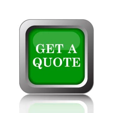 Get a quote icon. Internet button on black background.. Illustration