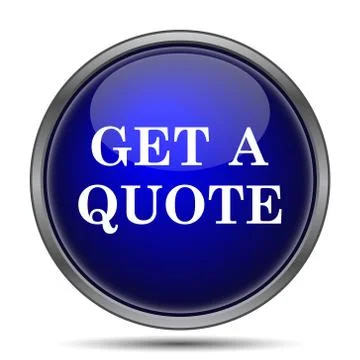 Get a quote icon. Internet button on white background.. Illustration
