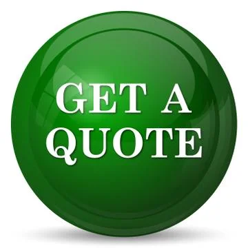 Get a quote icon. Internet button on white background.. Illustration