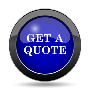 Get a quote icon. Internet button on white background.. Illustration