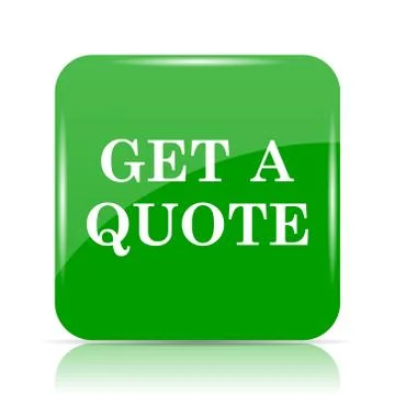 Get a quote icon. Internet button on white background.. Illustration