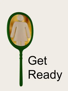 Get Ready concept 스톡 일러스트