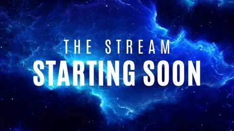 Get ready for an exciting stream with our 'Starting Soon' video. Stock Footage 276234782
