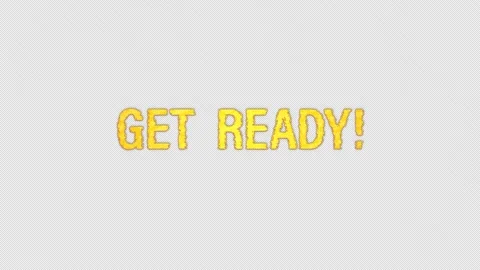 Get Ready glitch text effect cimematic title animation Stock Footage 232610169