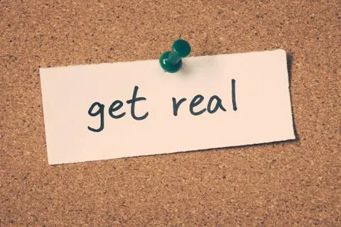 Get real 스톡 사진