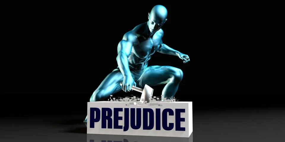 Get Rid of Prejudice Stock Illustration