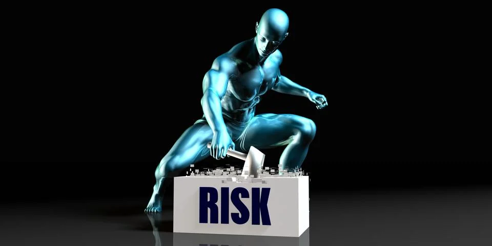 Get Rid of Risk Illustrazione stock