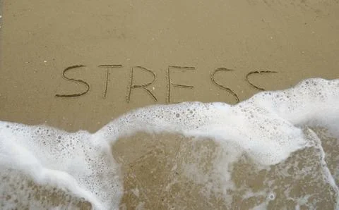 Get rid of stress Foto stock