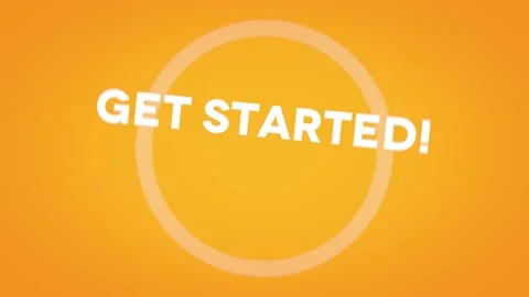 Get started-Abstract Title reveal animation Stock Footage 208661934