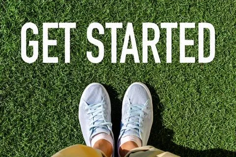 Get started concept Stock Photos