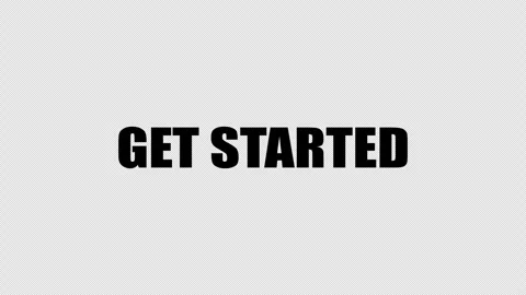 Get Started text animation on white background Stock Footage 335906706