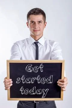 Get started today Stock Photos