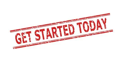 GET STARTED TODAY Watermark with Corroded Surface and Double Parallel Lines Stock Illustration