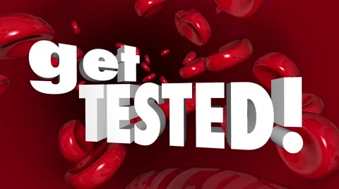 Get Tested Blood Cells Stream Disease Virus Animation Stock Footage 40245559