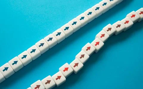 Get things in order. Settle up. Optimization, improvement of business process Foto stock