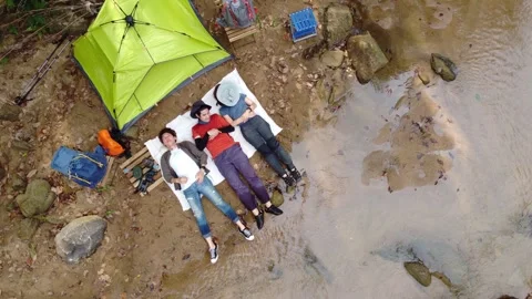 Get in touch with nature while on vacation. 動画素材 246845289