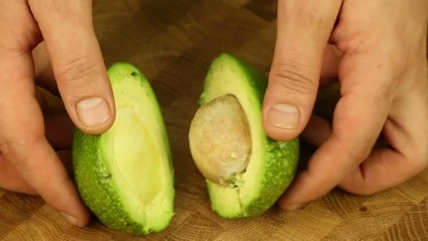 Get a vesicle from avocado Stock Footage 73482836