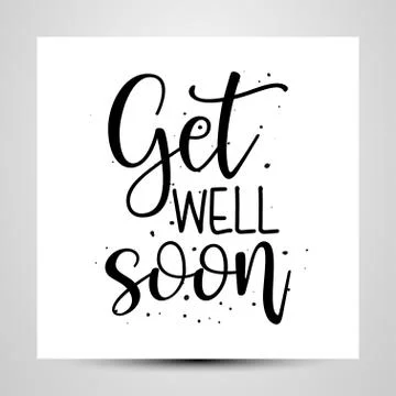 Get well soon - I will fight coronavirus STOP coronavirus Stock Illustration