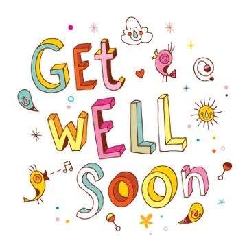 Get well soon Stock Illustration