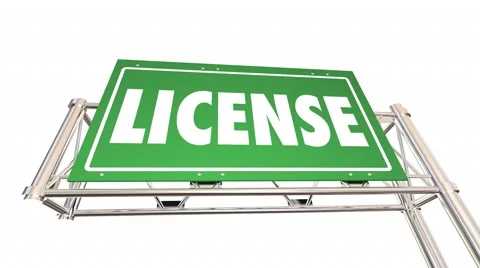 Get Your Drivers License Freeway Signs Car Truck Stock Footage 60665803
