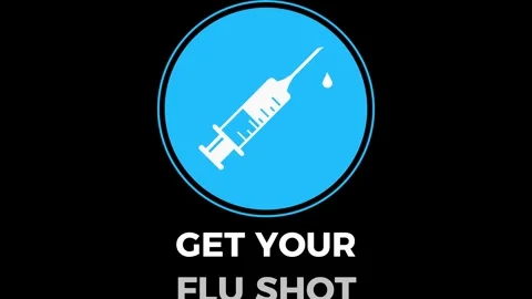 Get your flu shot Stock Footage 282586613