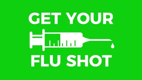 Get your flu shot Stock Footage 282586616