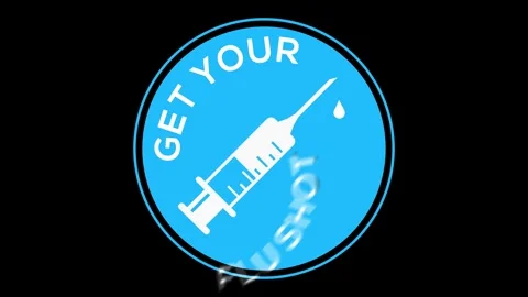 Get your flu shot Stock Footage 282586617