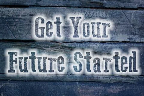 Get your future started concept Stock Illustration