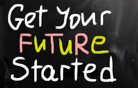 Get your future started concept Stock Illustration