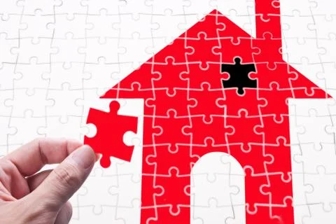 Get your house concept Stockfoto's