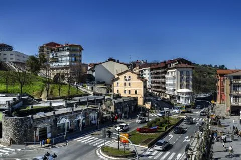 Getaria's town Stock Photos