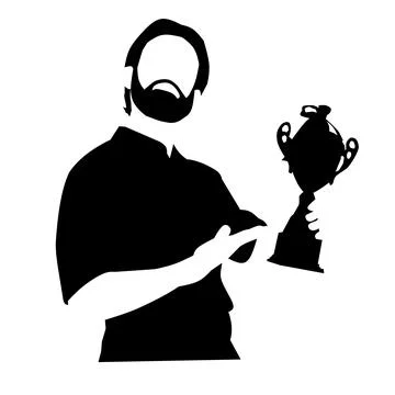 Getting award Stock Illustration