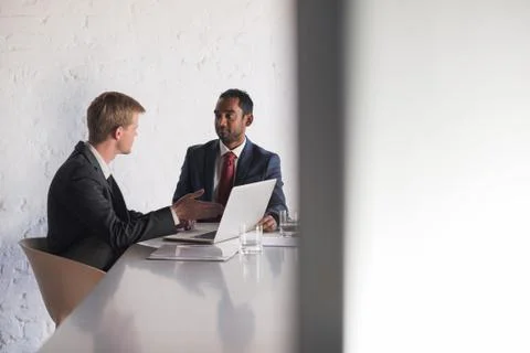 Getting down to the business of negotiating Stock Photos