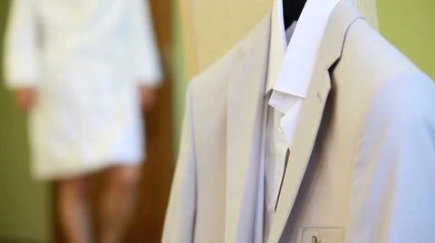 Getting Dressed Stock Footage 52636225