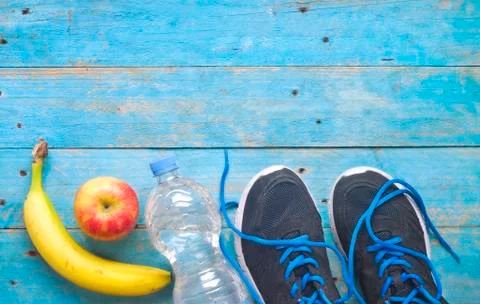 Getting fit and reducing weight, healthy lifestyle concept,free copy space, Stock Photos