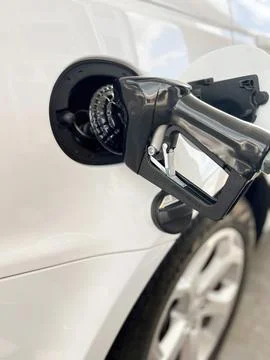 Getting gas Stock Photos